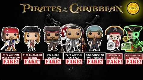 Comparisons Of All Fakes By Funko Pop Pirates Of The Caribbean Youtube