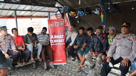 Polres Pelabuhan Tanjung Priok Gelar Jumat Curhat Imbau Nelayan Tidak