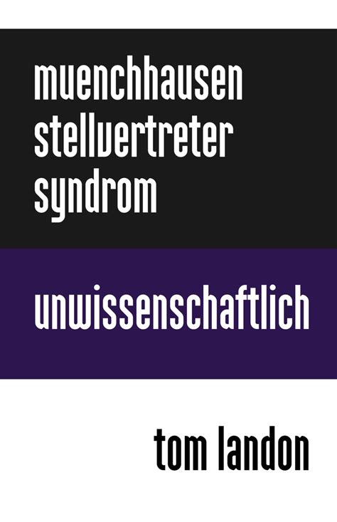 Münchhausen Stellvertreter Syndrom