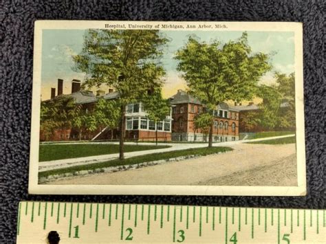 Postcard Hospital University Of Michigan Ann Arbor Michigan United States Michigan