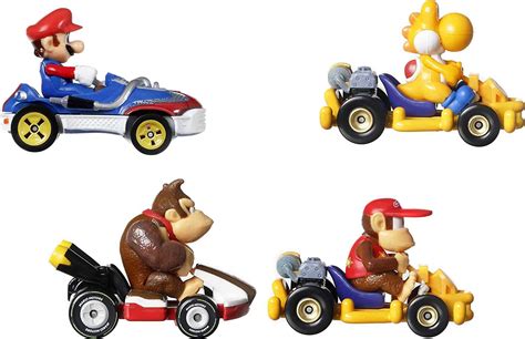 Hot Wheels Coffret De 4 Véhicules Mario Kart 960 € Steelbook Jeux Vidéo