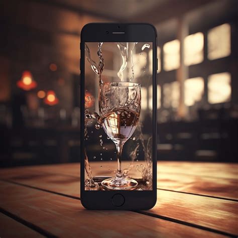 Premium AI Image | iphone glass