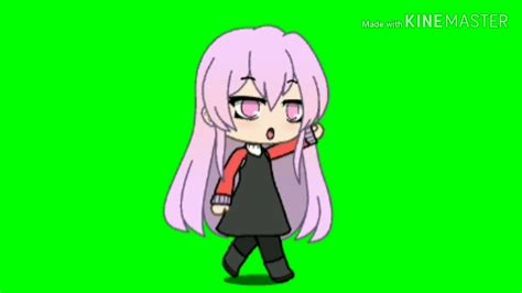 Gacha Life Walking Animated Green Screen Youtube