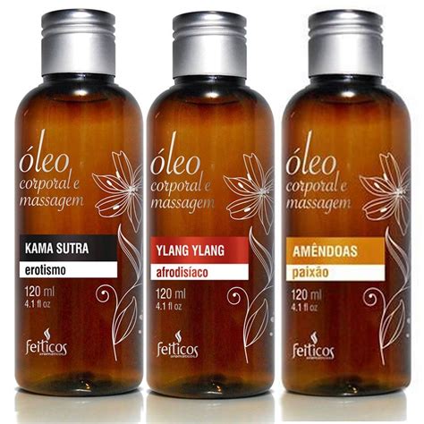 Óleo para Massagem Cheiroso 120ml Feitiços Sex Shop Loja Fetiches