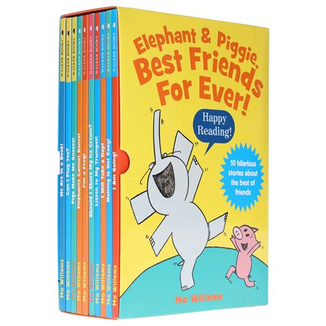 Elephant & Piggie, Best Friends For Ever! Series by Mo Willems: 10 Pic
