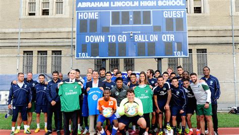 Watch: Cosmos Visit Abraham Lincoln High School | New York Cosmos