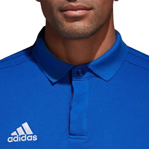 Koszulka męska adidas Condivo 18 Cotton Polo niebieska CF4375