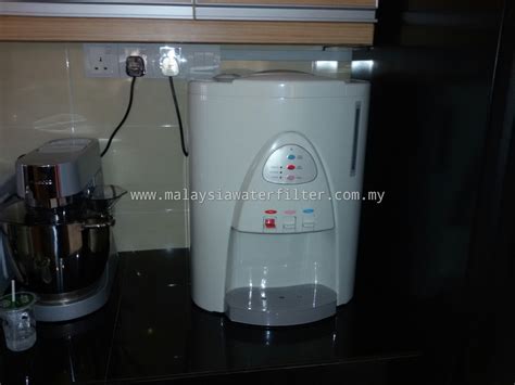 Installation Case 24 CW 919C Table Top Hot Warm Cold Water Dispenser 4 Stages Direct Piping