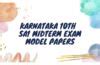 Maths Model Question Papers And Answer Keys For Karnataka Sslc Exam