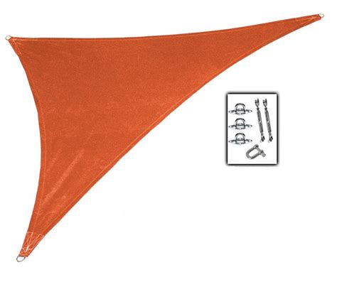 Ultra Shade Right Triangle Kit 95 UV Block Terracotta Shade Sail