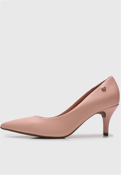 Scarpin Vizzano Fosco Nude Compre Agora Dafiti Brasil