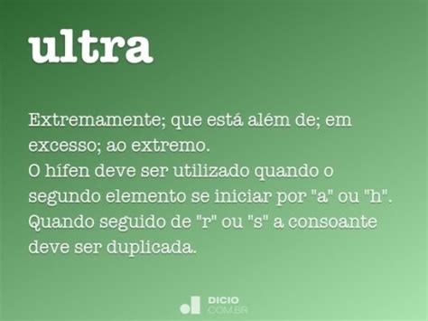 O Que Significa Ultra - qué significa ultra - CONADEIP