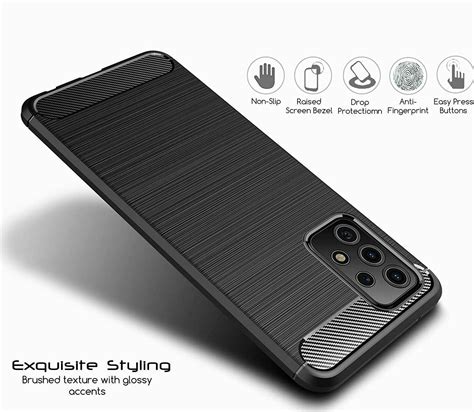 Etui Housse Coque Carbone Tpu Silicone Case Pour Samsung Galaxy A52 4g 5g A52s Ebay