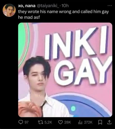 Inkigayo Niki Gay Meme Em Fotos Engra Adas E Fofas Fotos Frases Engra Adas Piadas