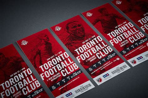 toronto fc  season campaign ticket package  behance ticket