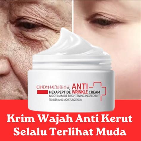 Jual Ready Cindynal Cream Hexapeptide Cream Anti Aging Dan Penuaan