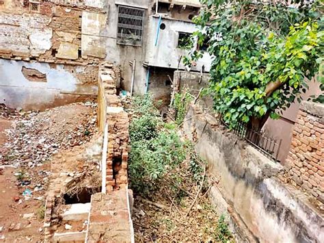 Sulabh Toilet Made By Closing Dirty Street Foul Smell Spreading From