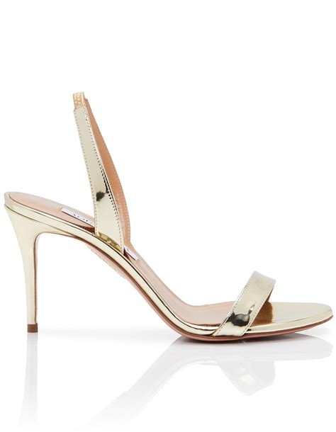 Aquazzura So Nude Specchio Sandal 85 David Jones