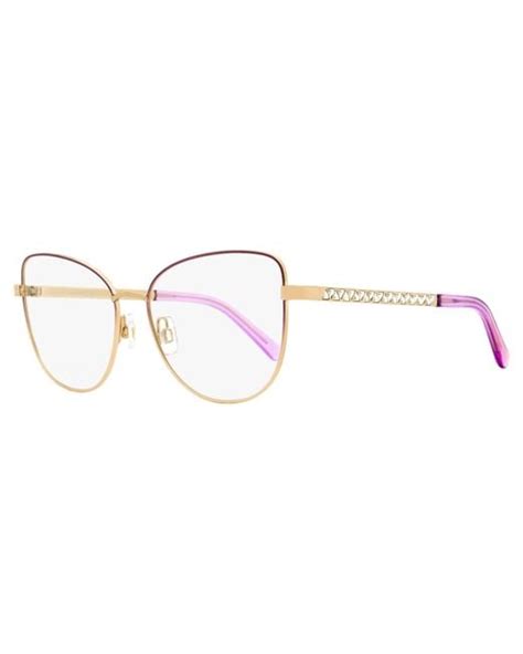 Swarovski Butterfly Eyeglasses Sk5451 083 Goldviolet 55mm In Black Lyst