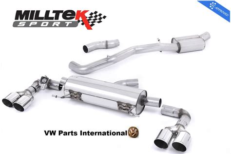 Audi S1 2 0 TFSI Quattro Milltek Sport Resonated Cat Back Exhaust