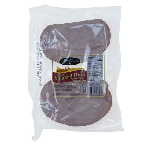 Smithfield Sandwich Solutions Sliced Ham, Smoked, .66 oz Slices, 6/2 lb - Smithfield Culinary