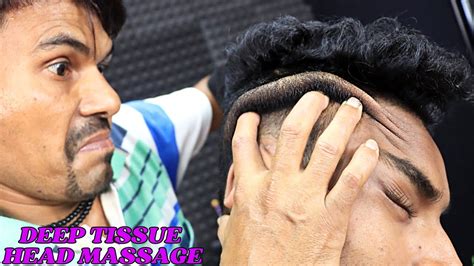 Headache Relief Head Massage By Indian Barber Head Scratching With 3d