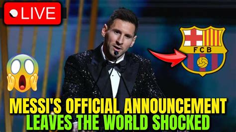 🚨😱during The Award Ceremony There Was A Surprise When Messi Asked