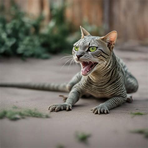 Hybrid Animal Cat Lizard By Trustinnerwisdom On Deviantart