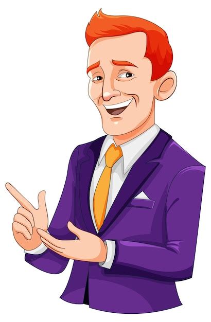 Personaje De Dibujos Animados De Hombre De Negocios Vector En Sexiz Pix