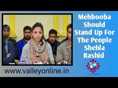 Shehla Rashid Former Vice President JNUSU Youth Leader Kashmiri