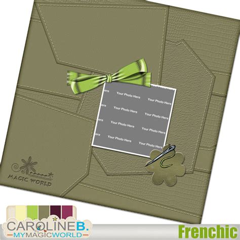 Frenchic QuickPage 04 Caroline B Design Digital Scrapbooking