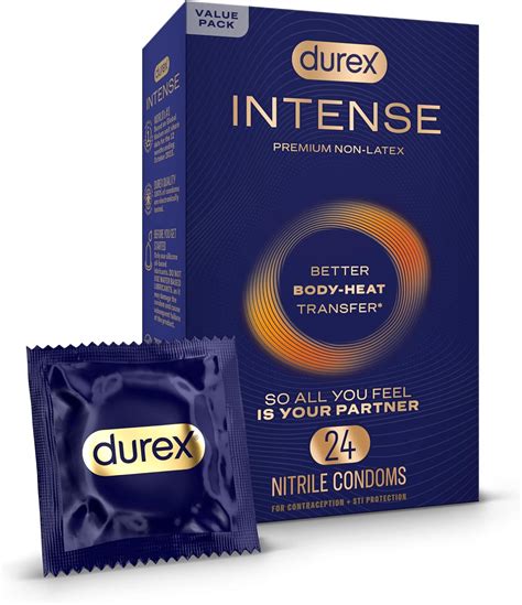 Amazon.com: Durex Intense Nitrile Condoms, Ultra Thin Premium Non Latex