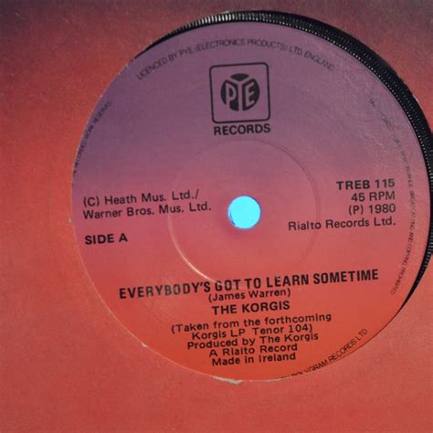 Korgis Everybody's Got To Learn Sometime 7 Inch | Buy from Vinylnet