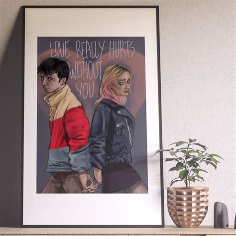 Sex Education Poster Otis Maeve Poster Print Sex Education Etsy UK