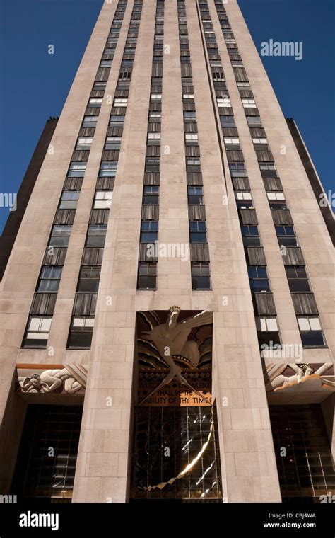 Rockefeller Center Comcast Building 30 Rockefeller Plaza Main Entrance