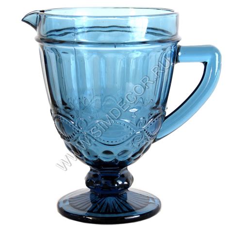 Кувшин из цветного стекла «Vega» купить в Москве | цены в магазине Simdecor