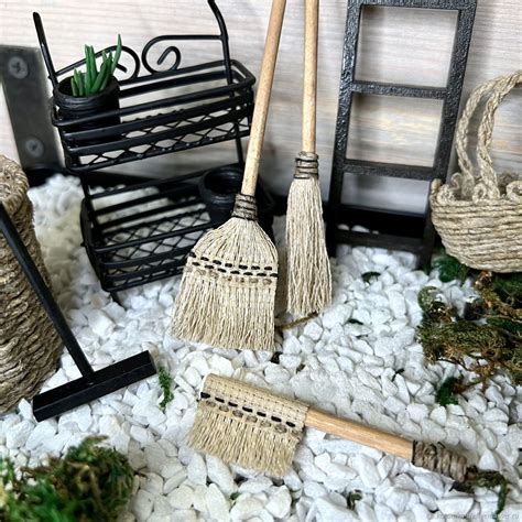 Метла для кукол аксессуары для уборки дома 1:12 кукольная миниатюра на ...