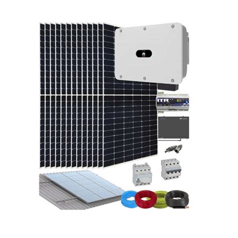 Kit Solar Autoconsumo Huawei 40kW trifásico Chapa Wabi Solar