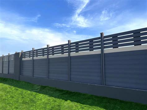 WPC Composite Fence Wood Plastic Composite Easy Installation Outdoor