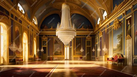 Premium AI Image | Interior scene of the Palace of Versailles