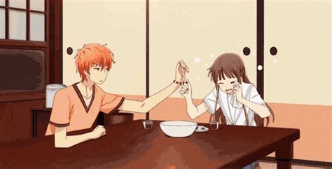 Fruits Basket Shy Tohrus Hand Hold By Kyo Soma 