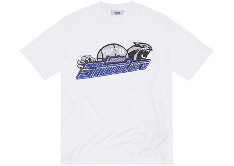 Trapstar Shooters T Shirt Whiteblue Mens Fw22 Gb