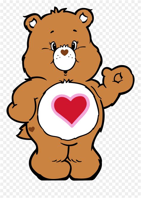 Tenderheart Care Bear Brown Clipart (#5601334) - PinClipart