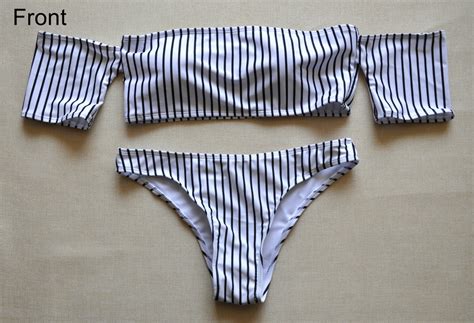 Off Shoulder Bikini Women S Beach Brazilian May Bikinis Set Secret Sex Bath Top New