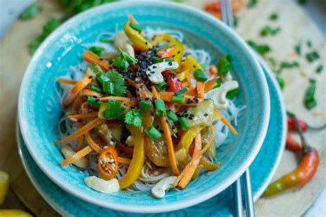 Thai Noodle Salad With Peanut Sauce Dinner Recipe