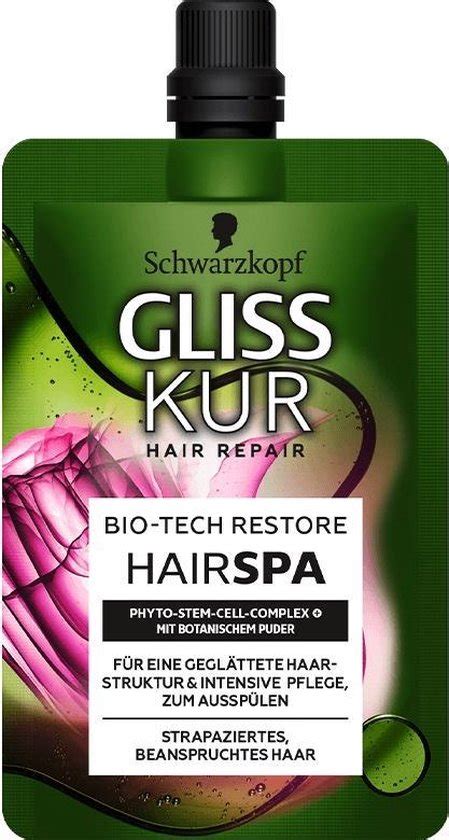 Schwarzkopf Gliss Kur Bio Tech Restore Hairspa Vrouwen 50 Ml Bol