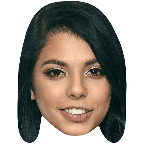 Gina Valentina Brown Hair Maske Aus Karton Celebrity Cutouts