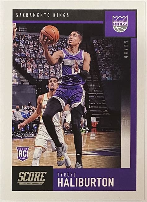 Tyrese Haliburton 2020 21 Panini Chronicles Score Basketball Rookie