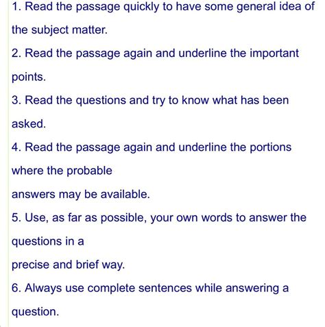 How To Write A Unseen Passages Brainly In