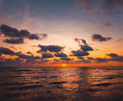 Sea and Beach in the Evening ,Sea View and Evening Stock Photo - Image ...